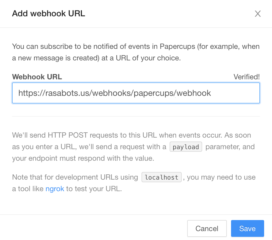 Add Webhook